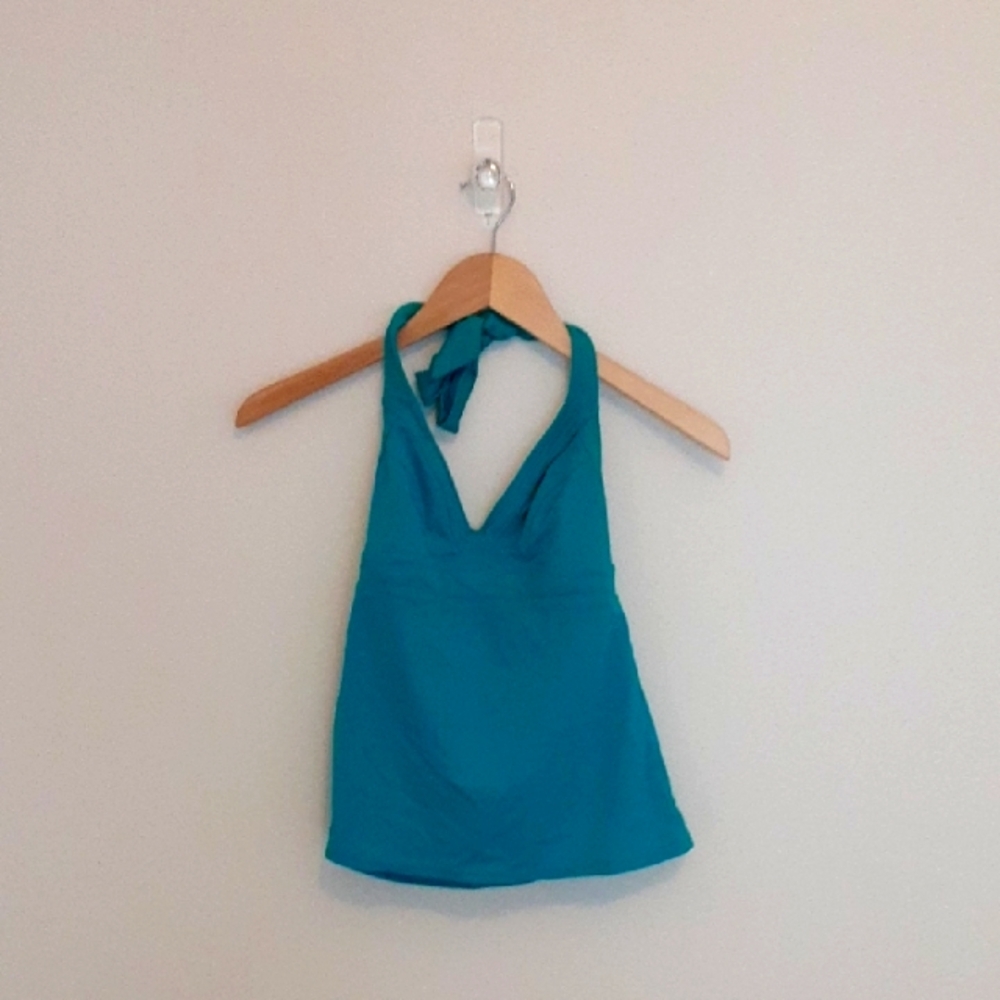 Title Nine Teal Tankini Top